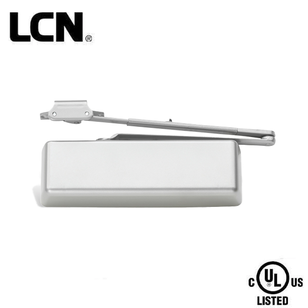 LCN - 4040XP  - Surface Mounted Door Closer - Regular Arm - Plastic Covering - Aluminum - Grade 1 - UHS Hardware