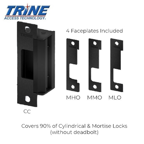 Trine - 4100 - 4-7/8” Electric Strike - One Box Solution - Fire Rated ANSI - Optional Finish - Grade 1 - UHS Hardware