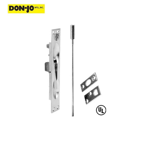 Don-Jo - 1555 - Flush Bolt - 6-3/4" Length - 1" Width - UHS Hardware