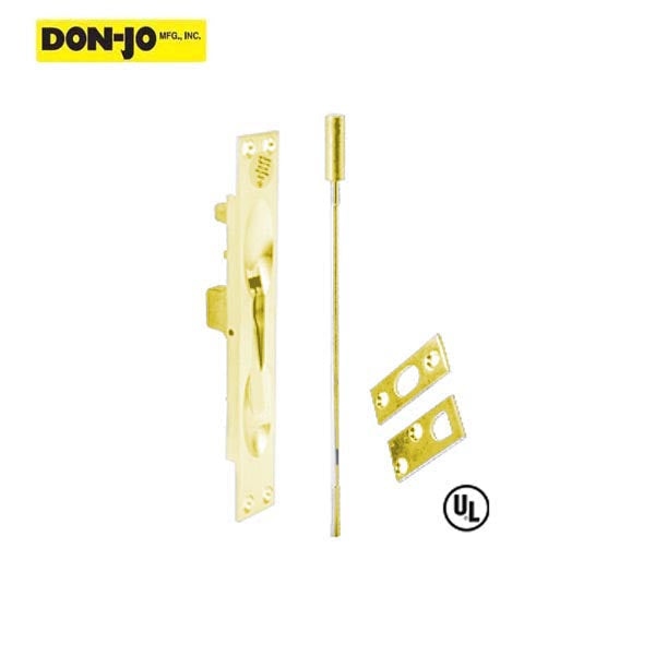 Don-Jo - 1555 - Flush Bolt - 6-3/4" Length - 1" Width - Optional Finish - UHS Hardware