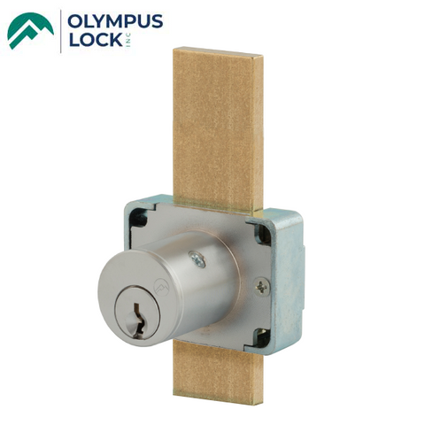 Olympus - 600M - Drawer Deadbolt Lock - MRI Function - CCL R1 - Optional Cylinder Length - Long Bolt - Satin Chrome - Optional Keying - Grade 1 - UHS Hardware