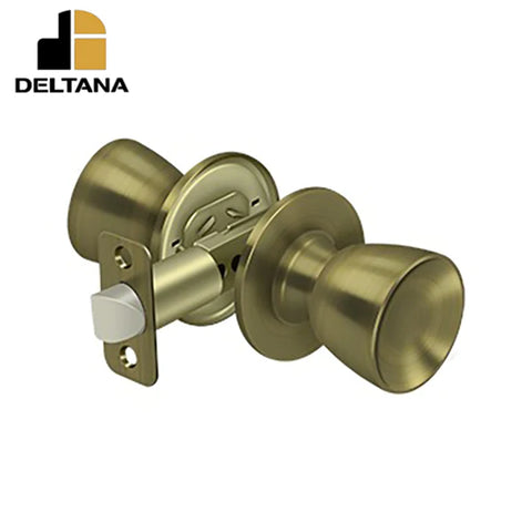 Deltana - St. Thomas Knob Passage - 2-3/8" Backset - 1-3/8" - 2" Door Thickness - Universal Handing - Optional Finish