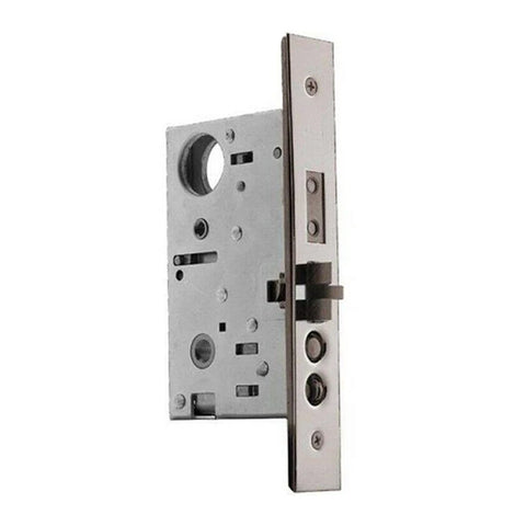 Baldwin - 6321 - Mortise Lock - 2 1/2" Backset - Entrance / Emergency Egress - Optional Handing Lever Strength - 056 - Satin Nickel