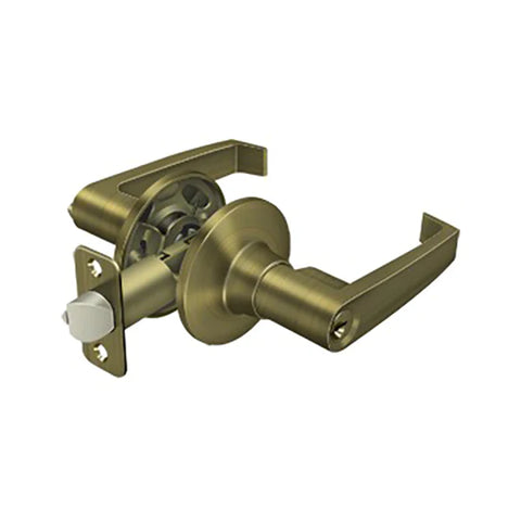 Deltana - Linstead Lever Entry - 2-3/8" Backset - 1-3/8" - 2" Door Thickness - Universal Handing - Optional Finish