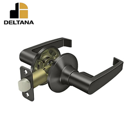 Deltana - Linstead Lever Passage - 2-3/8" Backset - 1-3/8" - 2" Door Thickness - Universal Handing - Optional Finish