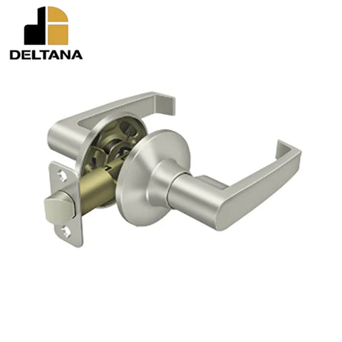 Deltana - Linstead Lever Passage - 2-3/8" Backset - 1-3/8" - 2" Door Thickness - Universal Handing - Optional Finish