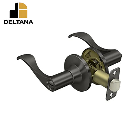 Deltana - Savanna Lever Privacy - 2-3/8" Backset - 1-3/8" - 2" Door Thickness - Left Handed - Optional Finish