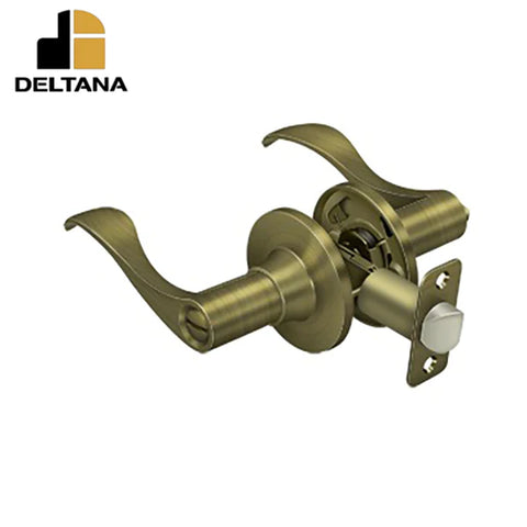 Deltana - Savanna Lever Privacy - 2-3/8" Backset - 1-3/8" - 2" Door Thickness - Left Handed - Optional Finish