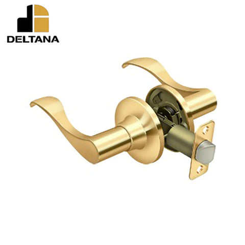 Deltana - Savanna Lever Passage - 2-3/8" Backset - 1-3/8" - 2" Door Thickness - Left Handed - Optional Finish