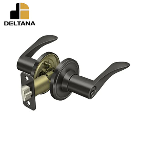 Deltana - Trelawny Lever Entry - 2-3/8" Backset - 1-3/8" - 2" Door Thickness - Right Handed - Optional Finish