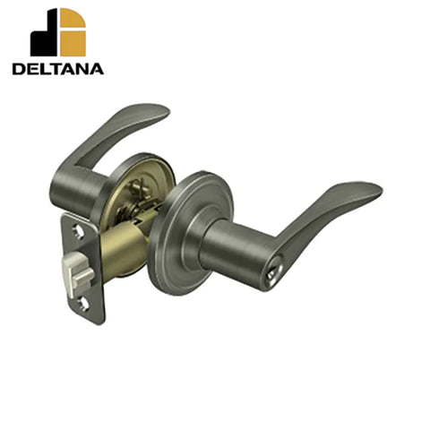 Deltana - Trelawny Lever Entry - 2-3/8" Backset - 1-3/8" - 2" Door Thickness - Right Handed - Optional Finish