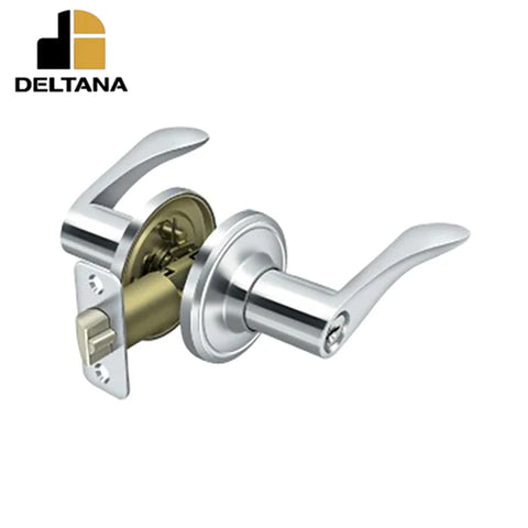 Deltana - Trelawny Lever Entry - 2-3/8" Backset - 1-3/8" - 2" Door Thickness - Right Handed - Optional Finish