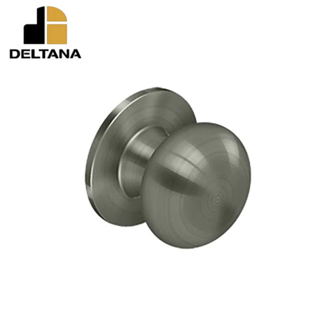 Deltana - Portland Knob Dummy - 1 3/8" - 1-3/4" Door Thickness - Universal Handing - Optional Finish