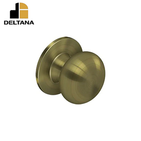 Deltana - Portland Knob Dummy - 1 3/8" - 1-3/4" Door Thickness - Universal Handing - Optional Finish