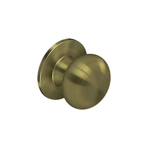 Deltana - Portland Knob Dummy - 1 3/8" - 1-3/4" Door Thickness - Universal Handing - Optional Finish