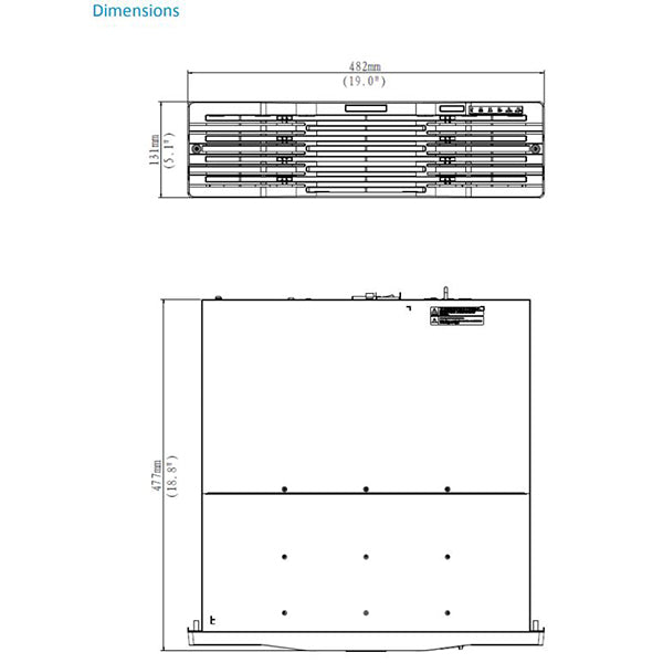 Uniview / 64-Channel / 12MP / 4K / NVR / 16 SATA / HDD up to 10 TB / UNV-516-64 - UHS Hardware