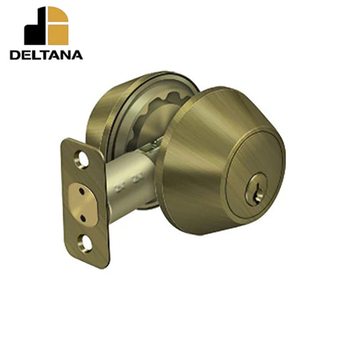 Deltana - Double Cylinder Deadbolt - Grade 3 - KA2 Heavy Duty - 2-3/8" Backset - 1 3/8" - 2" Door Thickness - Optional Finish