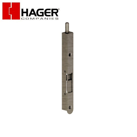 Hager - 1416 - Single Route Flush Bolt - 6 3/4" - Optional Finish