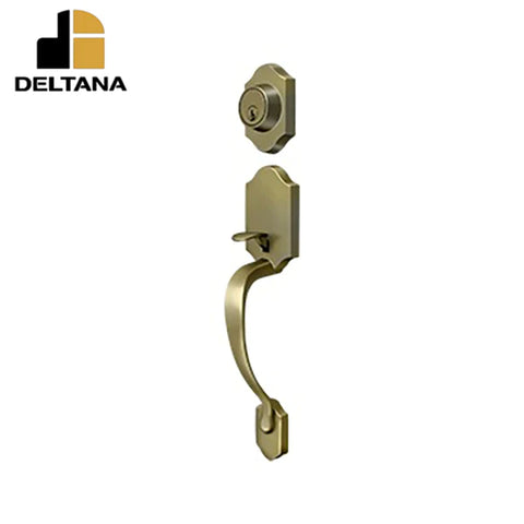 Deltana - Hanover Handleset - Entry - Solid Brass - Optional Finish