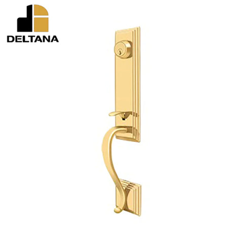 Deltana - Kingston Handleset - Entry - Solid Brass - Optional Finish