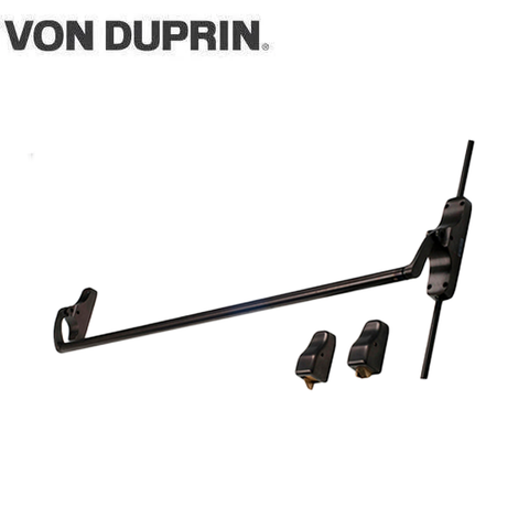 Von Duprin - 8827L - Surface Mounted Vertical Rod Exit Device - Exit Only - Oil Rubbed Bronze - 4 Foot - Field Reversible - Grade 1