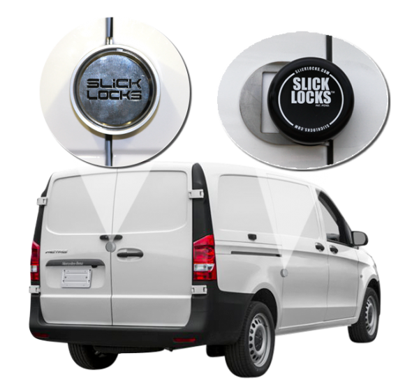 Slick Locks - 2015-2021 Mercedes Metris w/Double Sliding Doors Complete Turn Key Kit - UHS Hardware