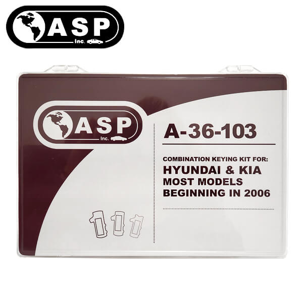 2006-2015 Hyundai Kia / HY15 / HYN14R / HY20 / KK10 / HY18 / HY15 / HYN14 / KK8 / Keying Tumbler Kit / A-36-103  (ASP) - UHS Hardware