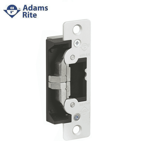 Adams Rite - 7440 - Electric Strike for Adams Rite Deadlatches & Cylindrical Locks - 1/2" to 5/8" Latchbolt - Satin Stainless - Fail Safe/Fail Secure - 12/24 VDC - UHS Hardware