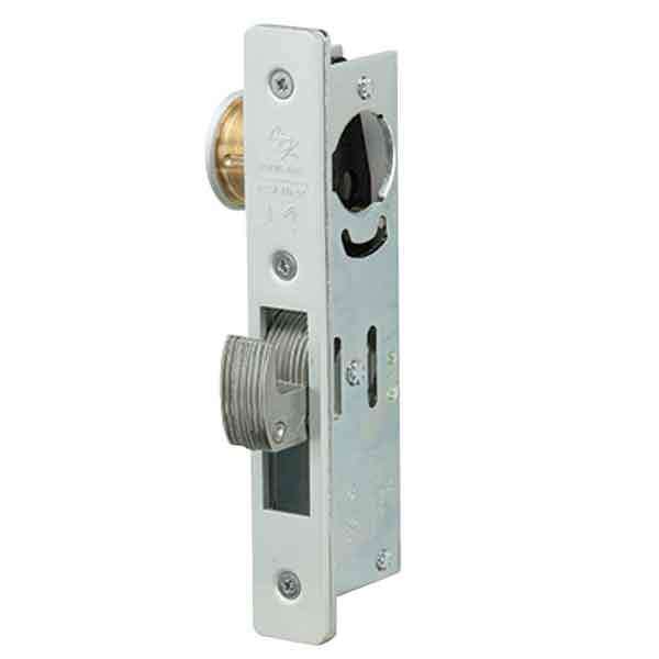 Adams Rite - MS Deadlock - MS1851S-25X - 31/32"  Backset - ANSI Size - Hook Bolt - Radial Faceplate -  Aluminum  - Metal Door - UHS Hardware