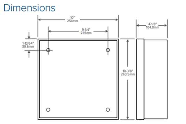 Adams Rite - PS-LR  Power Supply - For 3000/8000 Exit Devices w/ Electric Latch Retraction (LR) - 28 VDC - UHS Hardware