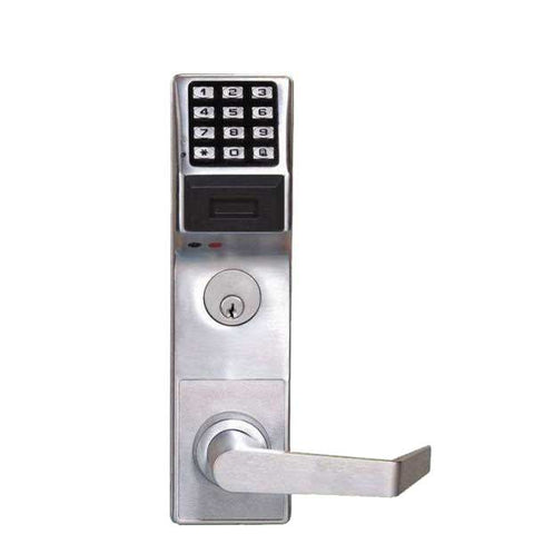 Trilogy DL6500  Mortise Networx Lever Lock / w/ Audit Trail / Satin Chrome / 26D (LH /RH)(Alarm Lock) - UHS Hardware