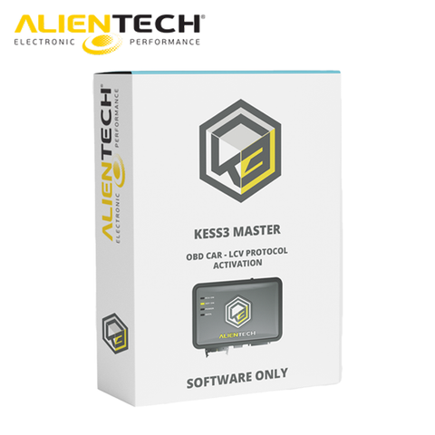 Alientech - KESS3 Master Software - OBD Car - LCV Protocol Activation - Includes 12 Month Subscription ( Machine Sold Separately ) - UHS Hardware