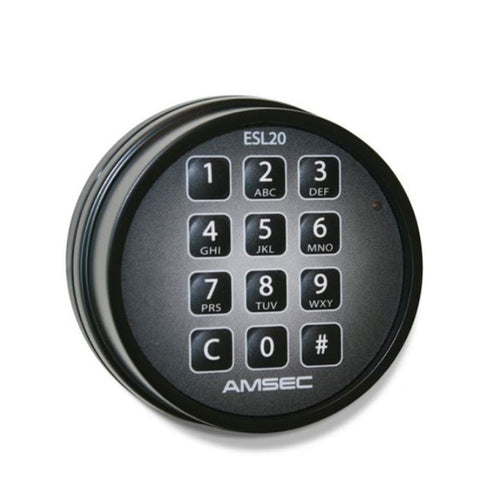 American Security - ESL20 - Electronic Safe Lock - Keypad - UL Listed - Black - UHS Hardware