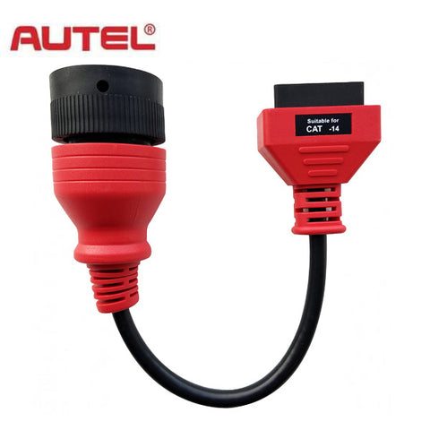 Autel - Caterpillar 14-pin Adapter for use with Autel Diagnostic Machines - Caterpillar Engines