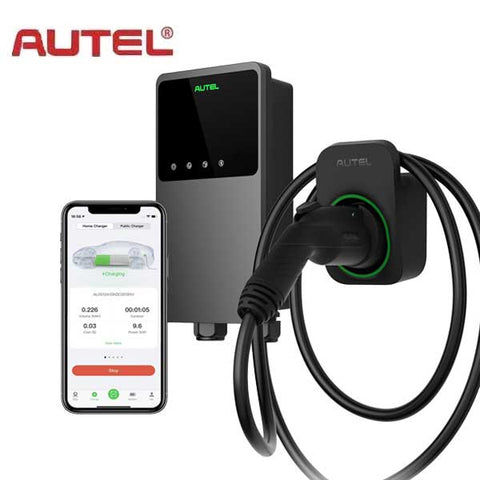 Autel - MaxiCharger AC Home 50A - EV Charger With Separate Holster - UHS Hardware