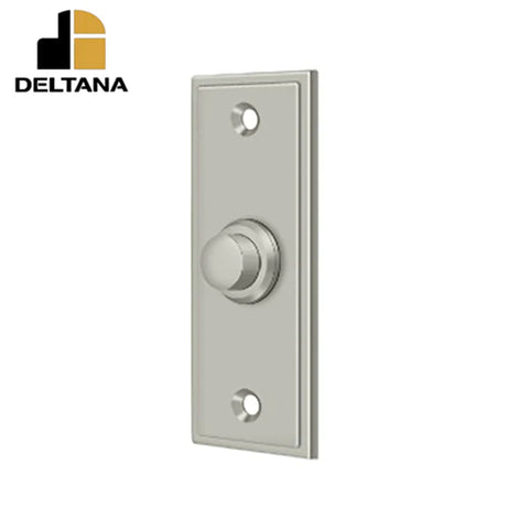 Deltana - Bell Button - Rectangular Contemporary - Optional Finish