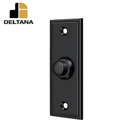 Deltana - Bell Button - Rectangular Contemporary - Optional Finish