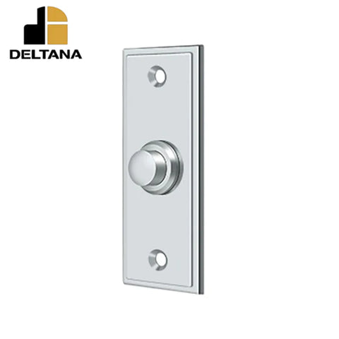 Deltana - Bell Button - Rectangular Contemporary - Optional Finish