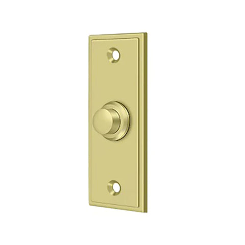 Deltana - Bell Button - Rectangular Contemporary - Optional Finish