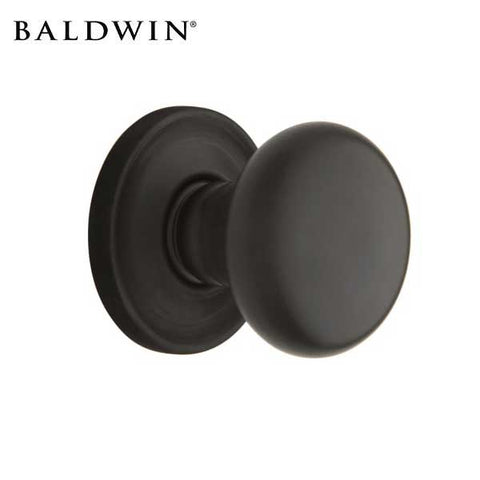 Baldwin Estate - 5015 Classic Knob - 5048 Circle Rose - 102 - Oil Rubbed Bronze - Passage - Grade 2 - UHS Hardware