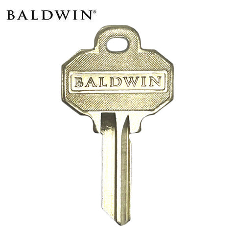 Baldwin SC1 Key - 5pin Standard Estate Blank Key - Nickel Silver