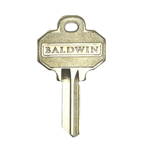 Baldwin SC1 Key - 5pin Standard Estate Blank Key - Nickel Silver