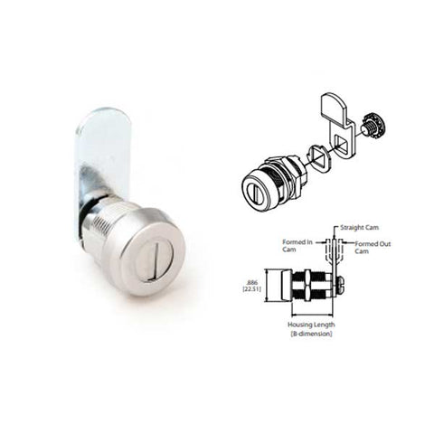 CCL - DC622M - Weather Resistant Cam Lock - 7/8" -  US14 - KD - 200R-399R - UHS Hardware