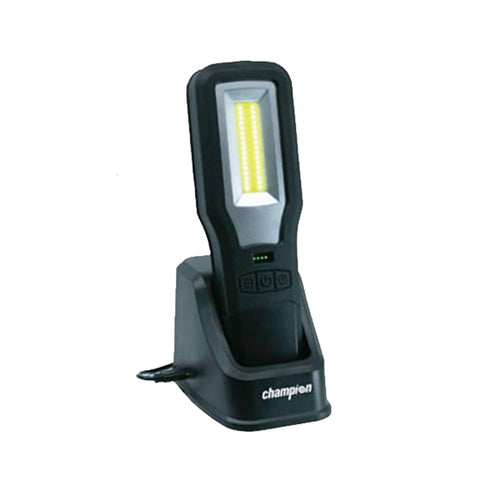 Champion - CP-R863 - 10W Rechargeable COB Work Light w/ Charging Base - 550 Lumens COB / 250 Lumens Spotlight - 2000mAh Rechargeable Battery