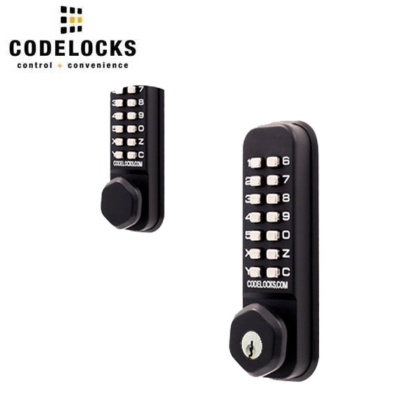 Code Locks - CL290 - Mechanical Lock - Light Duty - Dual Backset Deadlatch 2 3/8" - 2 3/4" Mortise Tubular Latchbolt - Code In / Out - Key Override - Optional Marine Grade Protection - Fire Rated - Grade 2 - UHS Hardware