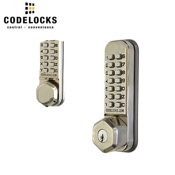 Code Locks - CL290 - Mechanical Lock - Light Duty - Dual Backset Deadlatch 2 3/8" - 2 3/4" Mortise Tubular Latchbolt - Code In / Out - Key Override - Optional Marine Grade Protection - Fire Rated - Grade 2 - UHS Hardware