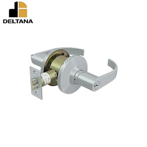 Deltana - Comm - Entry Standard Grade 2 - Curved Lever - Latch: UL Listed w/ 1/2 - Optional Finish