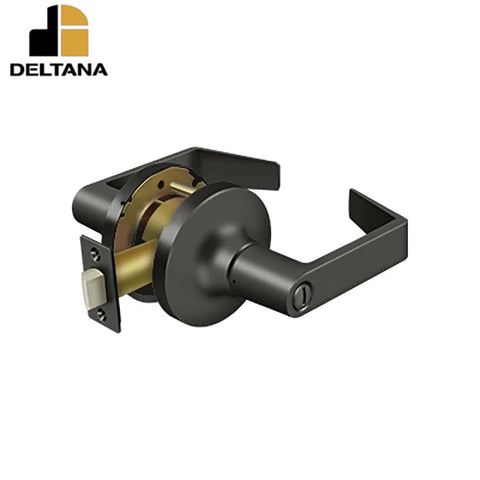 Deltana - Commercial Privacy Standard Grade 1 - Clarendon - 2-3/4" Backset - 1-3/8" - 2" Door Thickness - Universal Handing - Optional Finish