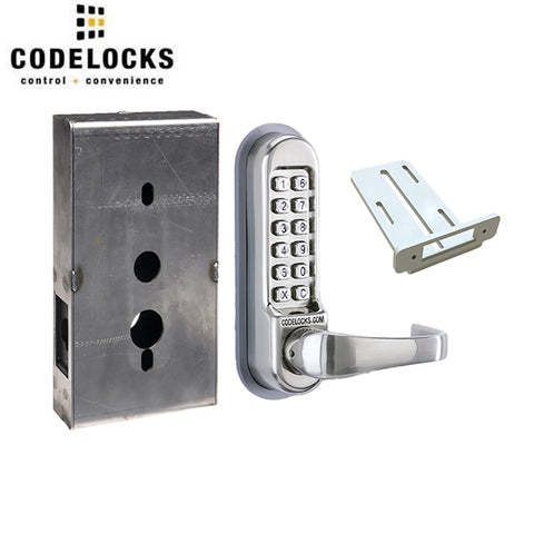 Code Locks - CL515 Gate Box Kit - Mechanical Lock - Heavy Duty - Tubular Latch Bolt Gate Box Kit - Passage Function - Optional Finish - UHS Hardware