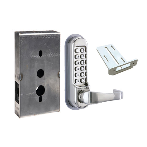 Code Locks - CL515 Gate Box Kit - Mechanical Lock - Heavy Duty - Tubular Latch Bolt Gate Box Kit - Passage Function - Optional Finish - UHS Hardware